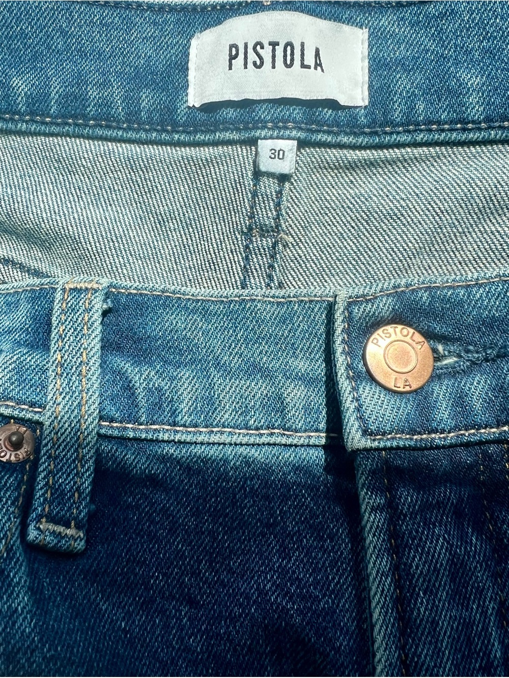 Pistola Lana High-Rise Wide Leg Jeans in Cider wash - Picture 8 of 12
